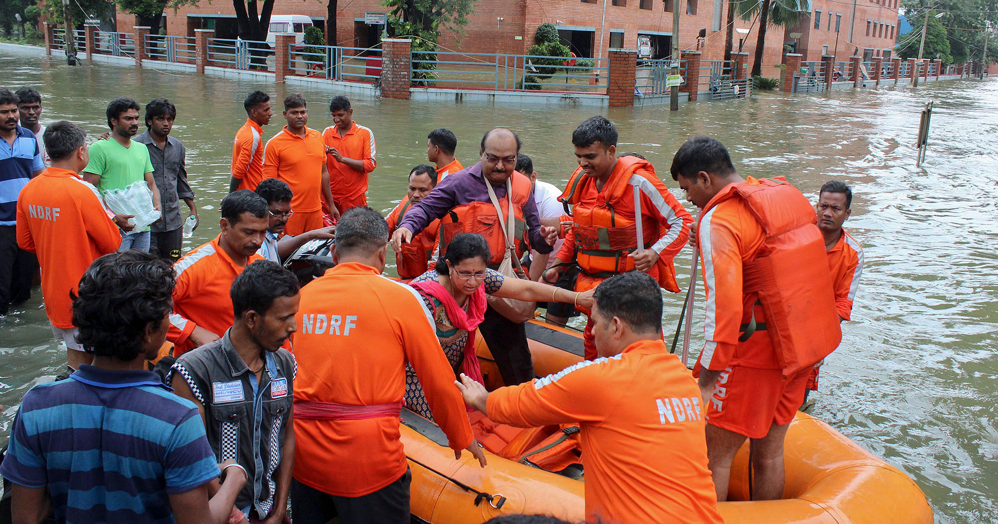 NDRF Sends 20 More Teams; Rescues 10,000 Stranded Flood Victims